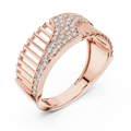 Aurevienne Sweeping Pavé Diamond Ring