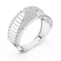 Aurevienne Sweeping Pavé Diamond Ring