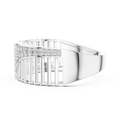 Aurevienne Sweeping Pavé Diamond Ring