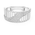 Aurevienne Sweeping Pavé Diamond Ring