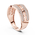 Celestienne Multi-Size Round Diamond Ring