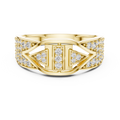 Avelisse Chevron Multi-Size Diamond Ring