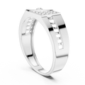 Aurevane Pavé & Bezel Diamond Ring