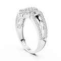 Valerienne Halo Motif Round Diamond Ring