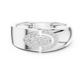 Aurelia Oval Halo Round Diamond Ring