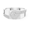 Seraphine Cascade Round Diamond Ring