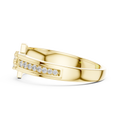 Celestia Linear Cascade Round Diamond Ring