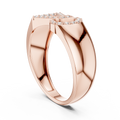 Celestine Bowline Round Diamond Ring