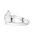 Avelisse Twin Arc Halo Pavé Diamond Ring