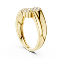 Lunavienne Twin Marquise Pavé Diamond Ring
