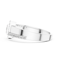 Elarienne Square Halo Pavé Diamond Ring