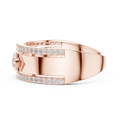 Cyravienne Linear Pavé Band Diamond Ring