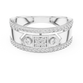Cyravienne Linear Pavé Band Diamond Ring