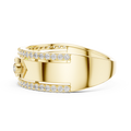Cyravienne Linear Pavé Band Diamond Ring