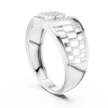 Seravienne Sculpted Round Diamond Ring