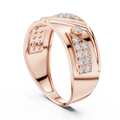 Varellienne Chevron Pavé Diamond Ring