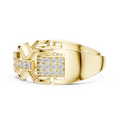 Zarevienne Geometric Diamond Ring
