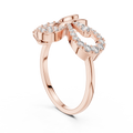 Orlienne Floral Swirl Diamond Ring