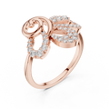 Orlienne Floral Swirl Diamond Ring