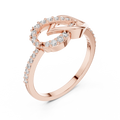 Virellienne Interlocking Knot Diamond Ring