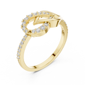 Virellienne Interlocking Knot Diamond Ring