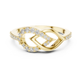 Virellienne Interlocking Knot Diamond Ring