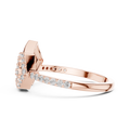 Averielle Heartline Pavé Diamond Ring