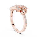 Seravienne Interlocking Pavé Diamond Ring