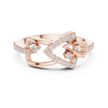 Seravienne Interlocking Pavé Diamond Ring