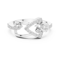 Seravienne Interlocking Pavé Diamond Ring