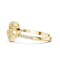 Seravienne Interlocking Pavé Diamond Ring