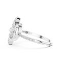 Valerienne Floral Cluster Diamond Ring