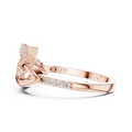 Aurelliane Interwoven Pavé Diamond Ring