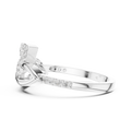 Aurelliane Interwoven Pavé Diamond Ring