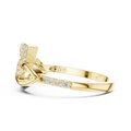 Aurelliane Interwoven Pavé Diamond Ring