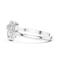 Elowyn Intertwined Round Diamond Ring