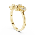 Elowyn Intertwined Round Diamond Ring