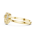 Elowyn Intertwined Round Diamond Ring