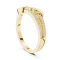 Elowen Flow Round Diamond Ring