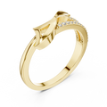 Elowen Flow Round Diamond Ring