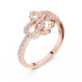 Elowen Interlace Round Diamond Ring