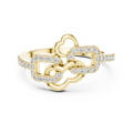 Elowen Interlace Round Diamond Ring
