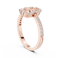 Elara Cloverheart Round Diamond Ring