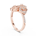 Seraphielle Ribbon Round Diamond Ring