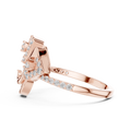 Seraphielle Ribbon Round Diamond Ring