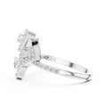 Seraphielle Ribbon Round Diamond Ring
