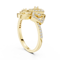 Seraphielle Ribbon Round Diamond Ring