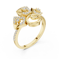 Seraphielle Ribbon Round Diamond Ring