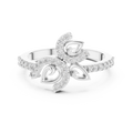 Elowen Vine Round Diamond Ring
