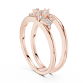 Aurelia Twin-Loop Round Diamond Ring